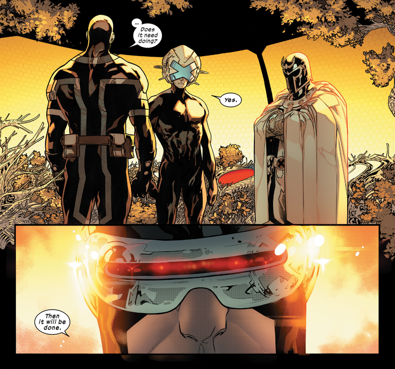Cyclops makes a bold declaration.